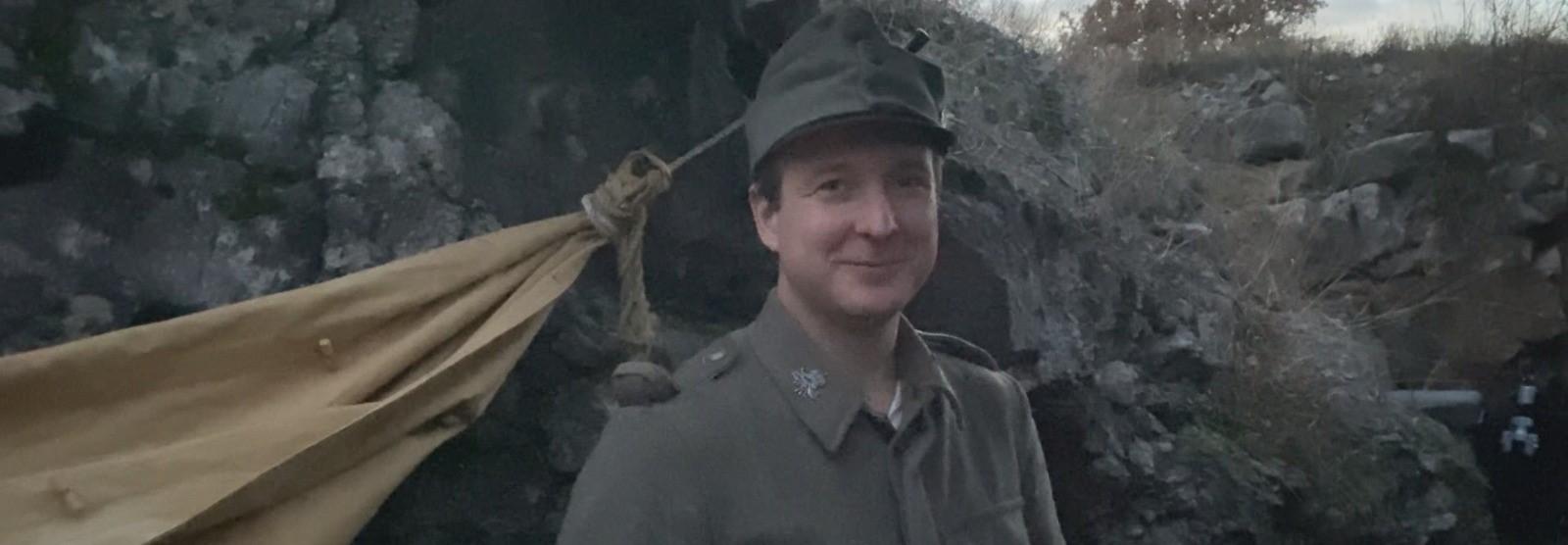 Immagine per Tre notti in una trincea come i soldati della Grande Guerra, l'avventura di Andrea Ferletic